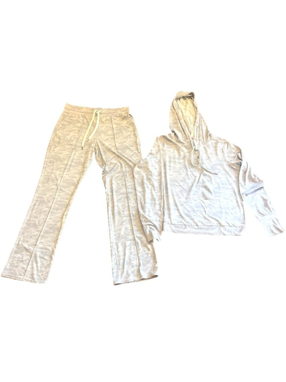 Member's Mark Soft Pullover and Soft Pants - Grey Camo - Women's Small - New - Picture 2 of 6